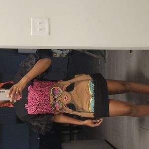 Ruffled Tshirt Dress